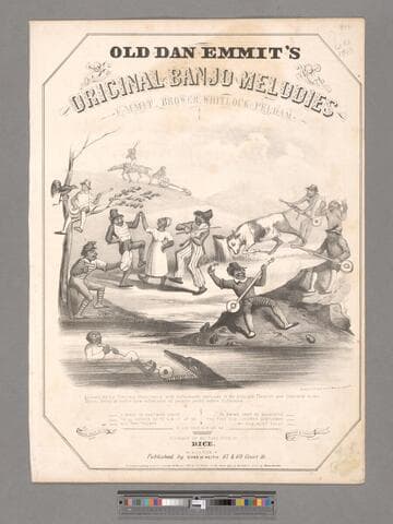 The original old Dan Tucker / as sung by the Virginia Minstrels ; words by old Dan D. Emmit