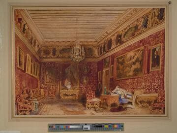 Lord Byron in the Palazzo Mocenigo, Venice