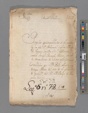 Trial of Joseph Bermejo for failure to pay for jewelry obtained from Diego de Vergara Gavinia