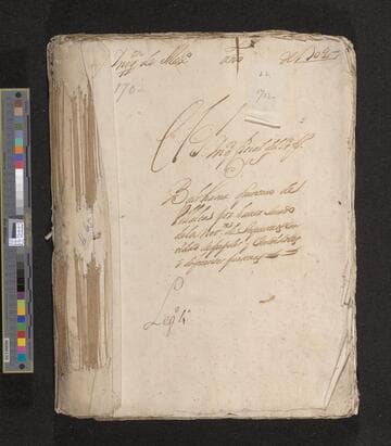 Trial of Baltasar Quintero de Villalta for having sold papers belonging to the Archives of the Inquisition