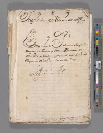 Genealogical information on Manuel Joseph Rodríguez de Abouza y Messa