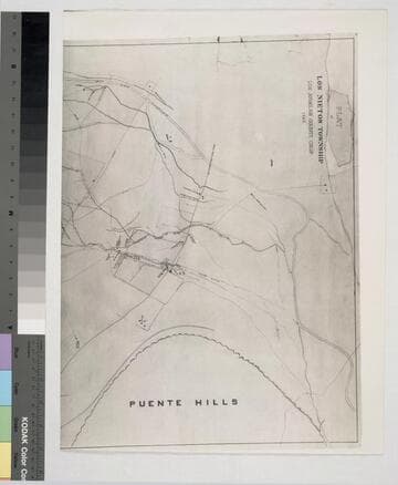 Plat of Los Nietos Township