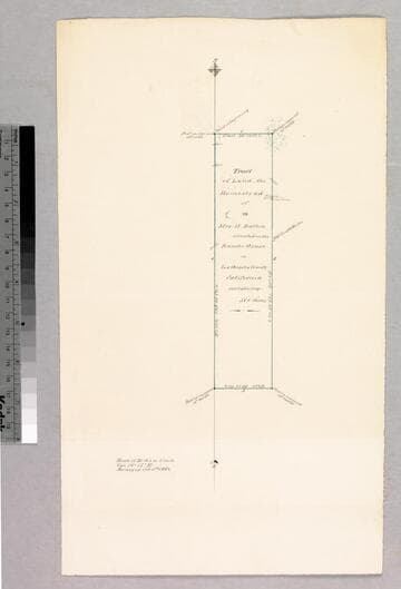Tract of Land, the Homestead of Mrs. H. Dalton situated on the Rancho Azusa