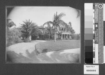 Front, left side view of The Bivouac, home of Harrison Gray Otis