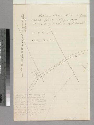 Rancho la Ballona : S87, partition of 1868 - Ballona Road No. 2