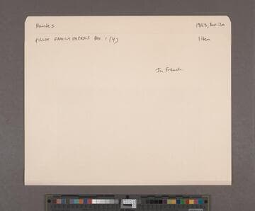 Pillot family papers, folder 04, Nantes, 1843