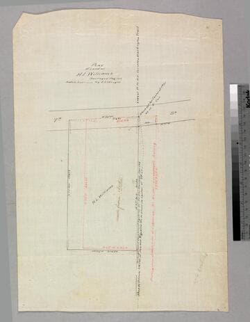 Plat of Land of H.L. Williams