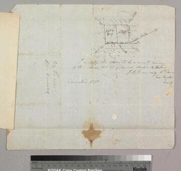 Keller, Matthew - sketch map of lots