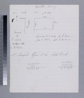 Dalton, Henry : sketch map