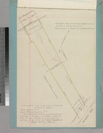 Amestoy, Domingo - partition map of Bauchet/Amestoy Gless lot