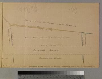 Valenzuela, Ramon : parcels along Seventh St