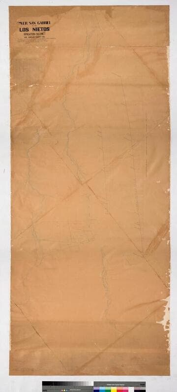 River San Gabriel in the Los Nietos Irrigation District