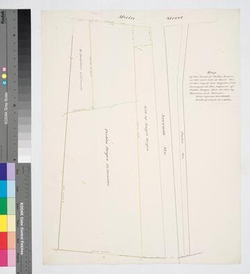 Land of Pablo Reyes on the east side of Main Str