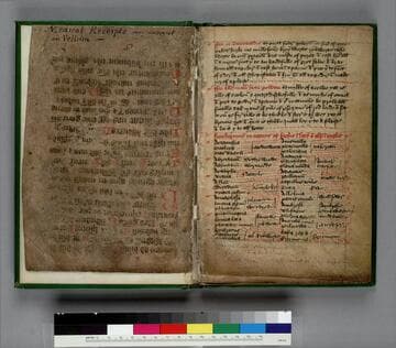 Medical recipes and leaves from a Missal : [manuscript]