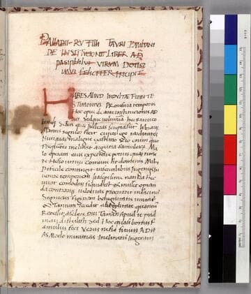 Selections from De re rustica : [manuscript]