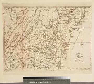 A New and Accurate Map of Virginia, and Part of Maryland and Pennsylvania