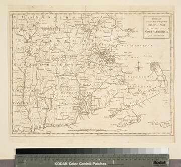 A new and accurate map of the present seat of war in North America, from a late survey