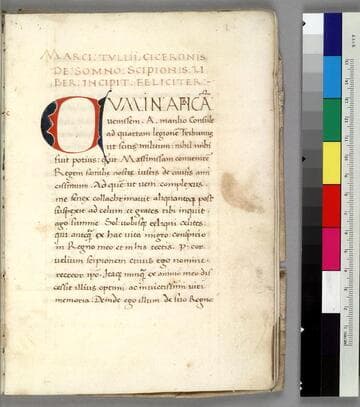 Selections from Cicero, Scriptores historiae Augustae and Petrarch : [manuscript]