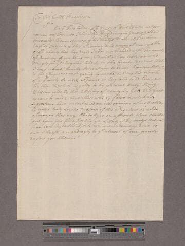 New York. Westchester County Freeholders. To Caleb Heathcote