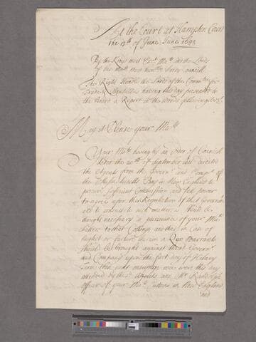 Great Britain. Privy Council. Order and Report for a Quo Warranto against the Bostoners Charter