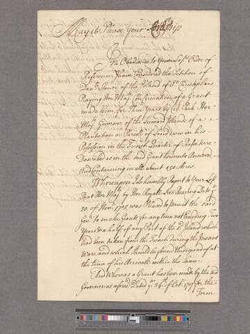 Blathwayt, William. To Charles Spencer, 3d Earl of Sunderland?