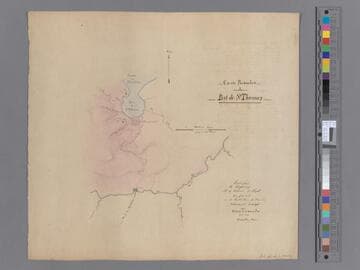 Carte particuliere du Port de St. Thomas [cartographic material] : Copied from the Report of of M. le Colonel De Puydt, Bruxelles, 1842
