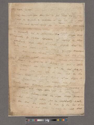 Berkeley, Sir William. Letter to Richard Nicolls