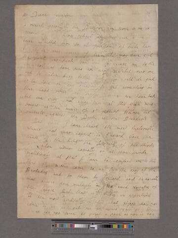 Berkeley, Sir William. Letter to Richard Nicolls