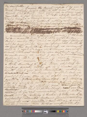 Opie, Amelia (Alderson).  Letter to James Alderson