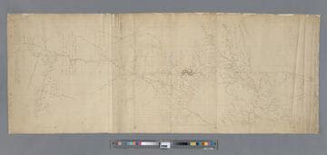 Map of manorial grants along the Hudson River, approximately 1726 [cartographic material]