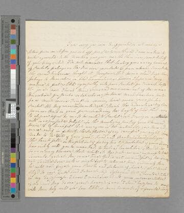 Selina (Mills) Macaulay. Letter to Zachary Macaulay