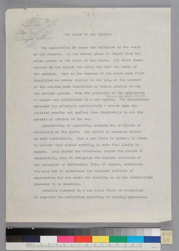 The Realm of the Nebulae