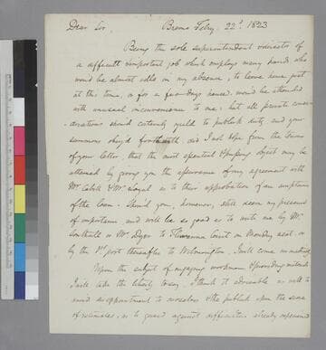 John H. Cocke, Bremo, letter to Thomas Jefferson