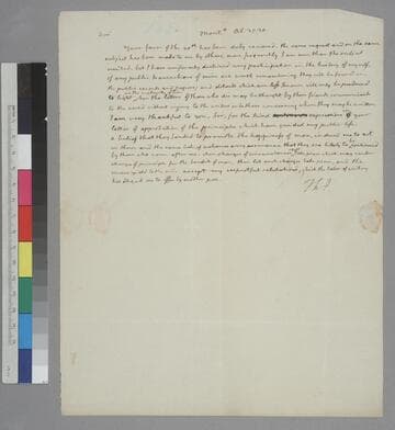 Thomas Jefferson, Monticello, letter to Stephen Simpson