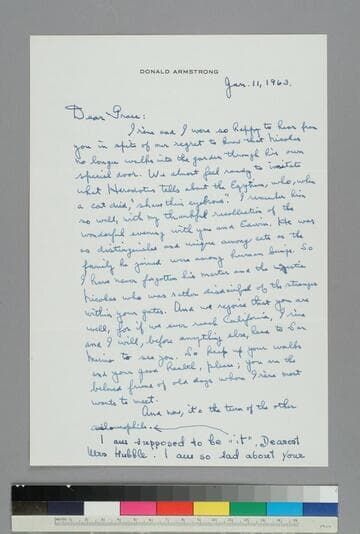 Donald Armstrong writes to GBH