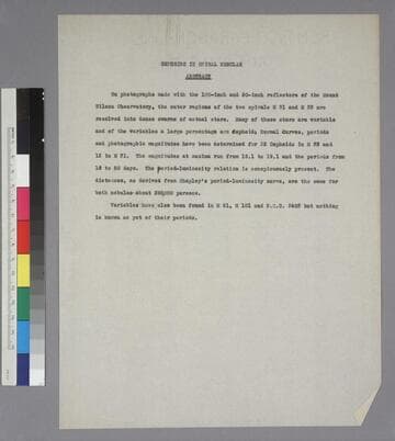 Cepheids in Spiral Nebulae