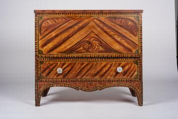 Grain-painted "Matteson" Blanket Chest