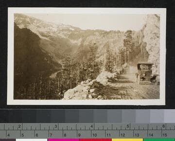 Car on mountain road. [Duplicate]