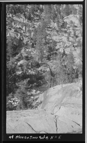 Big Creek Scenery - Sohier's investigation of future developments of Big Creek Project