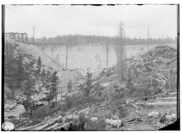 Big Creek, Huntington Lake Dams