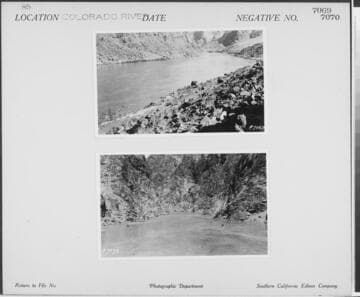 Colorado River - View of Colorado River from riverbank