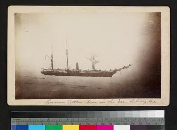 Revenue Cutter "Bear" in the Sea -- Behring Sea