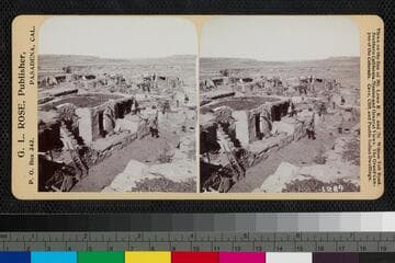 View of an unidentified Hopi pueblo