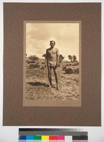 Hostine Tsosibina, Navajo runner, Chinle desert, Northeast Arizona