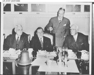 Harry Chandler with W.M. Garland and others