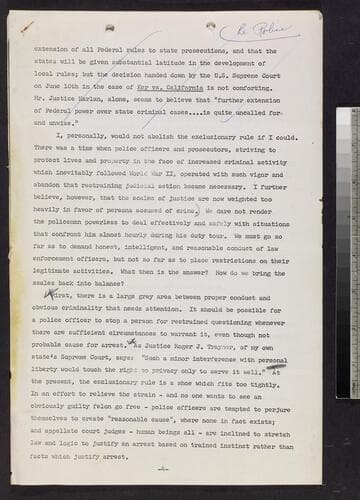 Incomplete Manuscript : federal power and state criminal cases