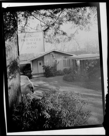 Pace Setter House of 1951: Interiors and exteriors, bedrooms, bathrooms, storage