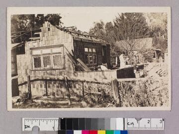Home on Peoria St. from Jan. 26 -- 1910, Cyclone, Pasadena