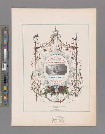 My bark is out upon the sea / the poetry and melody written, composed for & dedicated to John Braham, Esq. by George P. Morris ; the accompaniments arranged by Charles E. Horn