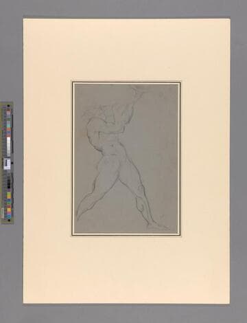 Man Blowing a Trumpet